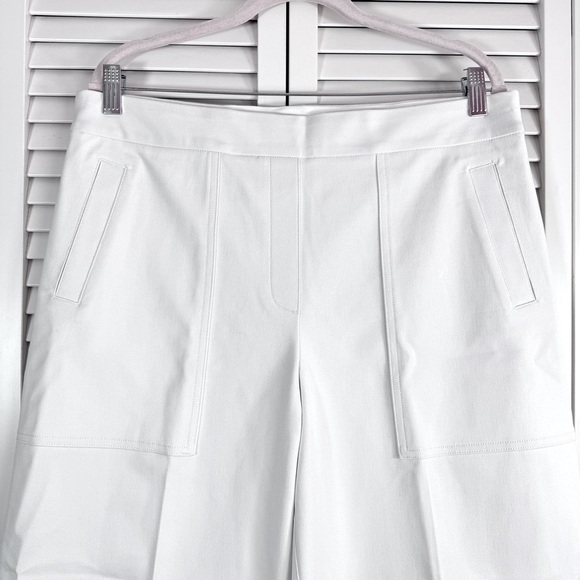SPANX Cropped Wide Leg Classic White Pull-on Shaping Pants Size XL - Picture 10 of 11